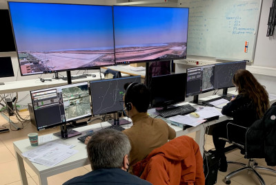 Remote sim piloting for ATC simulator